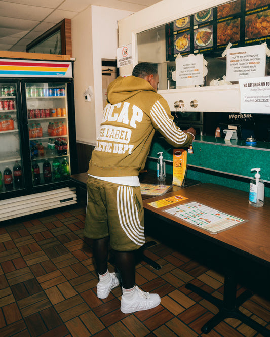 NoCap Olive Sweatsuit Short Set